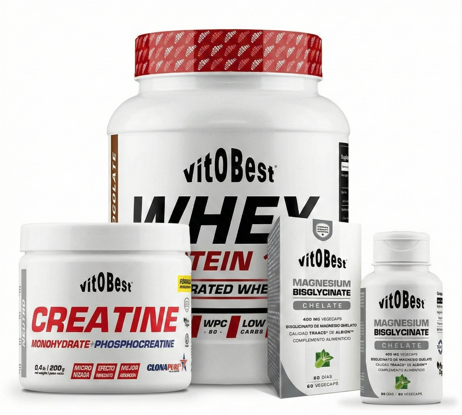 PACK de Proteinas + Creatina + Magensio